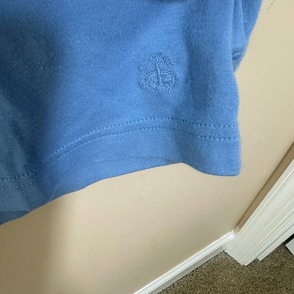 Brooks Brothers Men’s Blue medium 100% performance Pima Cotton Turtleneck - Picture 5 of 7